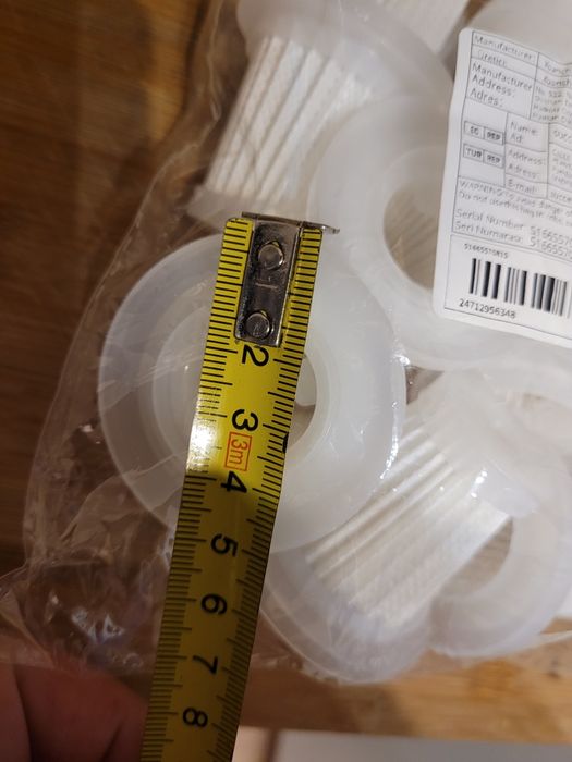 Filtr do odkurzacza przenośnego 15 sztuk