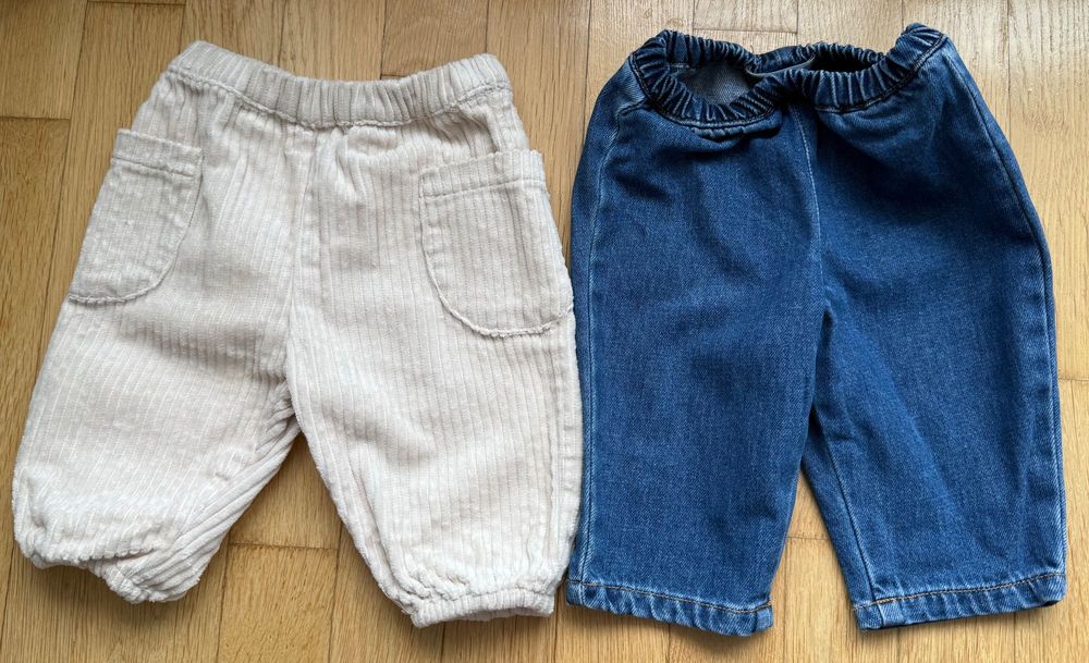 Джинси Zara вельветові штани baggy сорочка вельвет