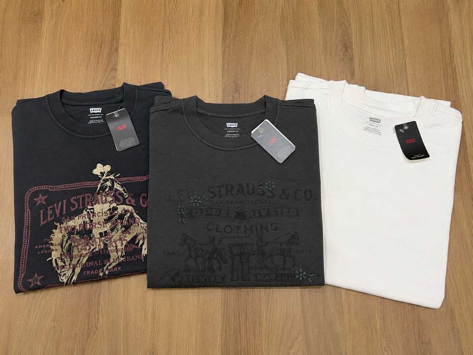 Брендові чоловічі футболки оригінал Levi's (вільний крій)