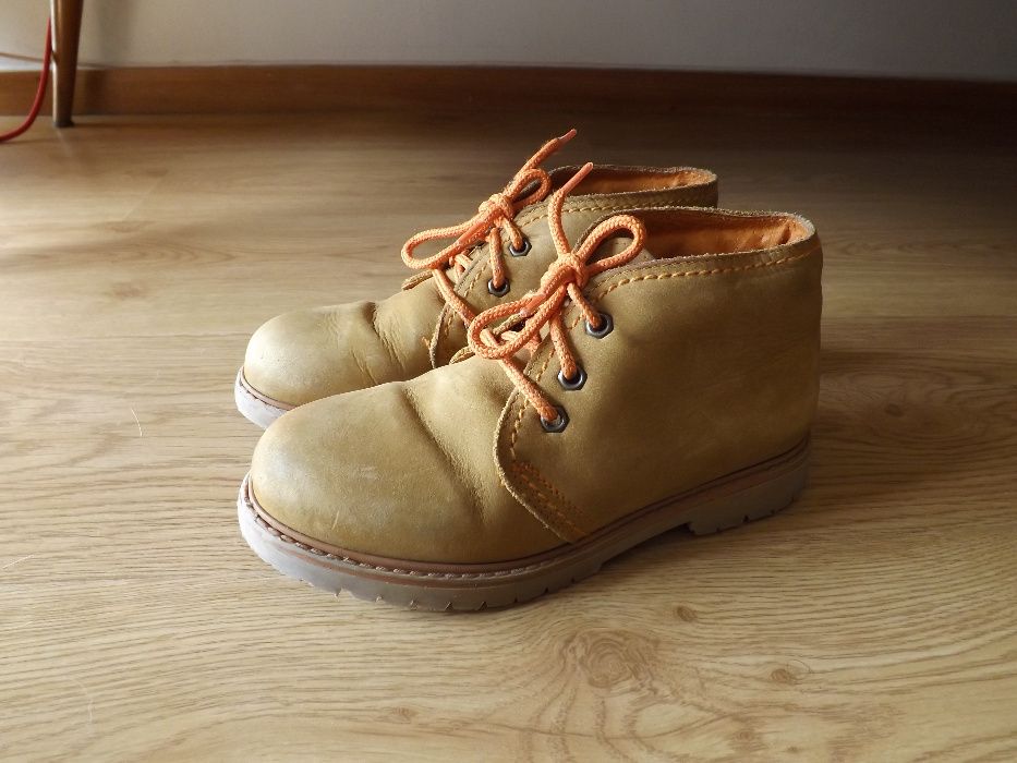 Botas/botins pele, tam. 34