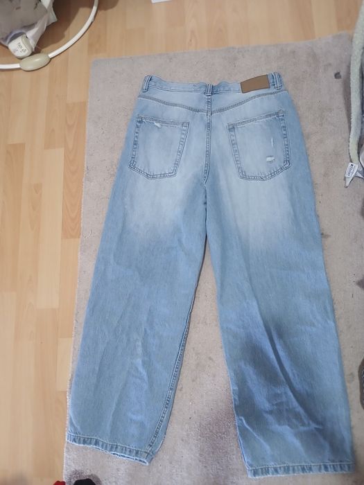 Calça de ganga super baggy