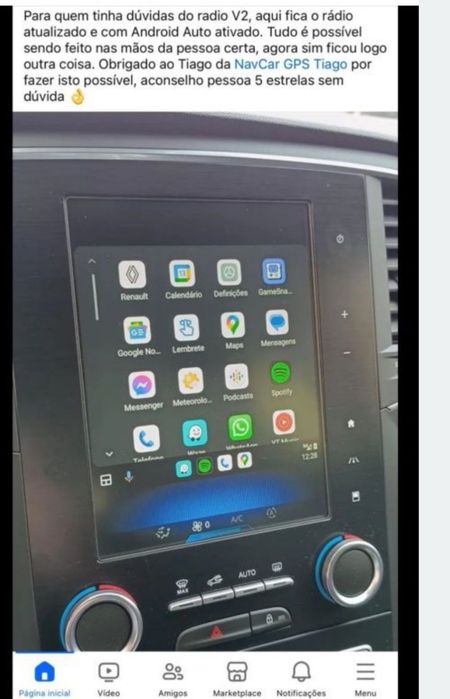 Android Auto para Renault RLINK 1 R-LINK 2 ZOE Clio Captur Megane Talisman Scenic Kangoo  Kadjar