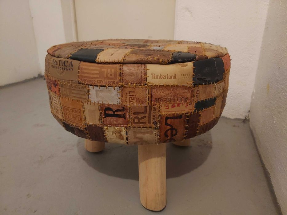 Banco redondo vintage