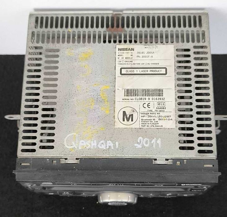 Rádio / Auto Rádio 28185JD05A - NISSAN QASHQAI I