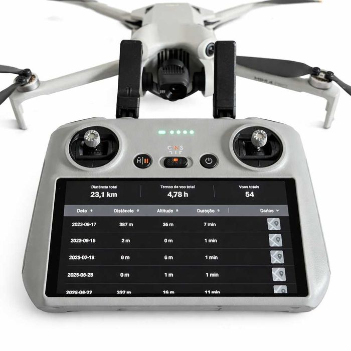 DJI Mini 4 Pro como novo, apenas 4,75h de voo, kit completo