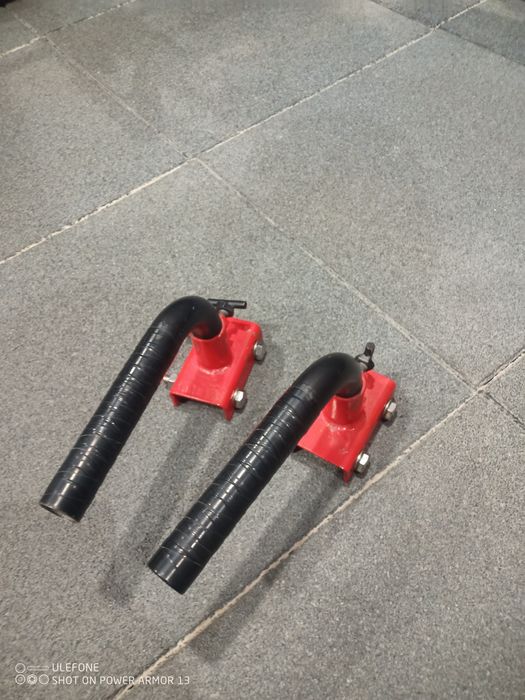 Poręcze do cwiczeń, 10 kg obciążenia, uchwyty do pompek