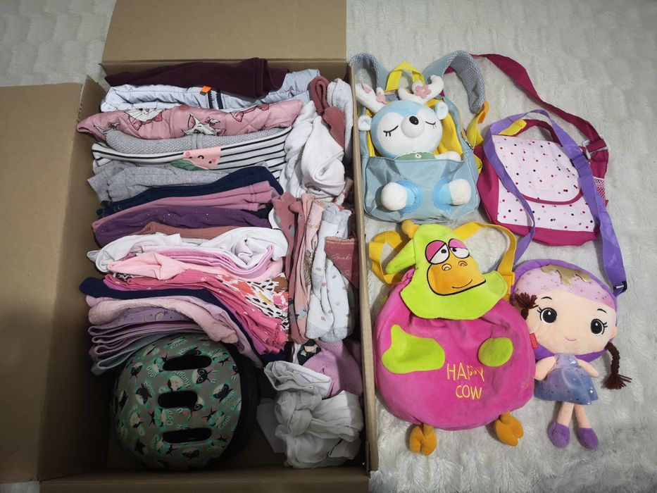 Paka zestaw ubranek dziewczęcych rozm 104