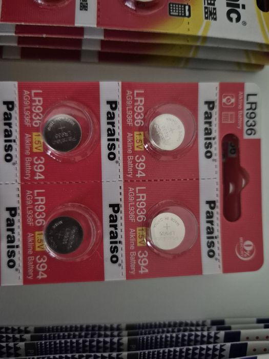 Pilhas de relógio LR1130, LR936, CR1025