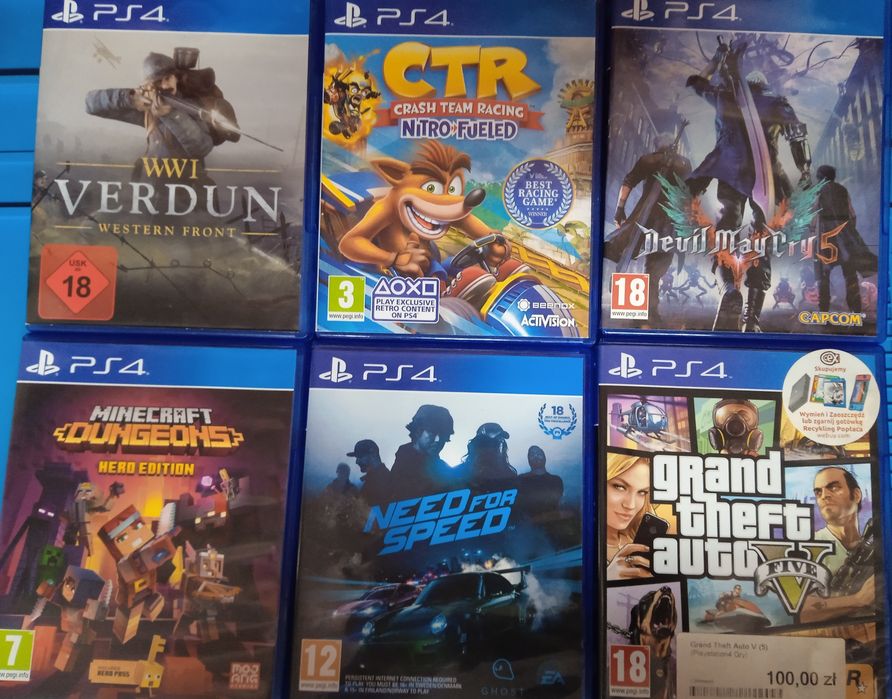 Gry na PS4 PlayStation Sony