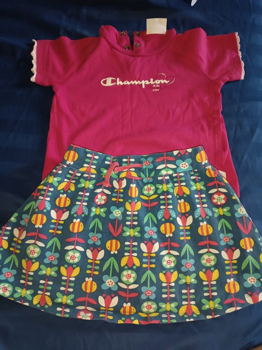 Фудболки і шорти для дівчинки