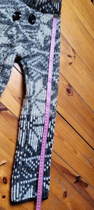 Kurtka wiosenna włoski ciepły kardigan sweter M