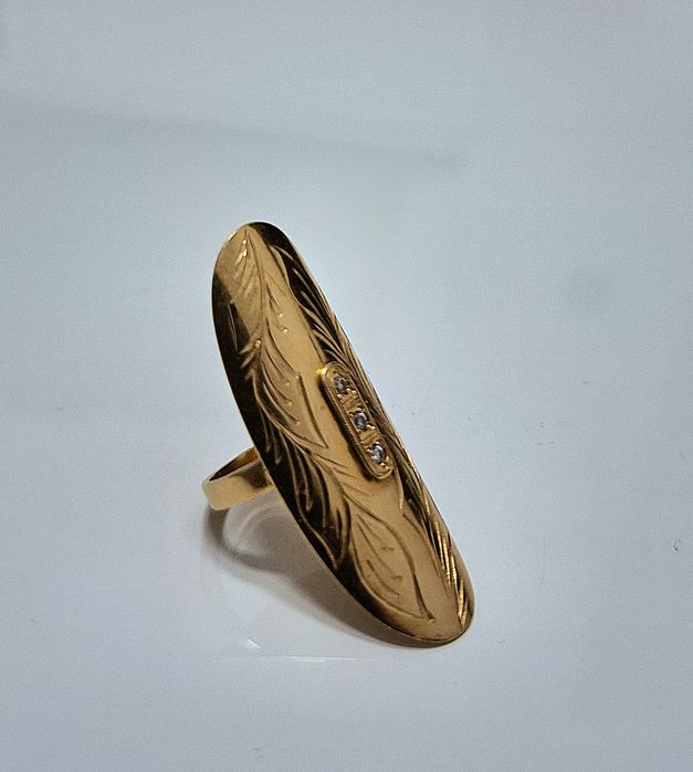 Złoty pierścionek 10g – unikat, robiony na zamówienie, próba 585