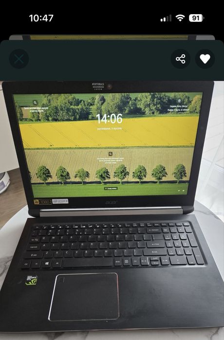 Laptop accer aspire 7