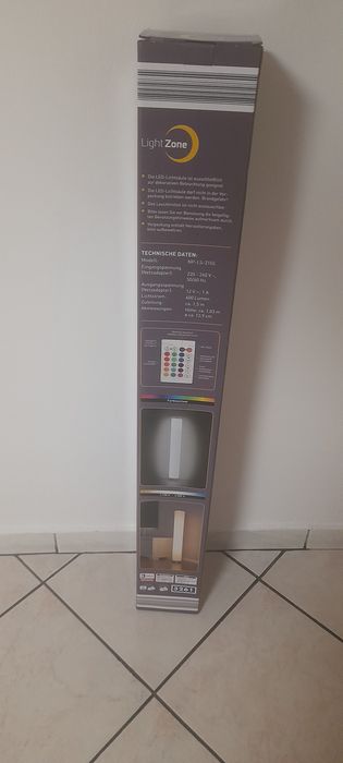 Lampa stojąca rgb
