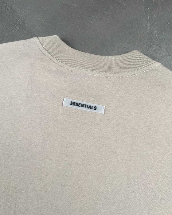 Лонгслів Fear Of God Essentials Front Logo long sleeve Grey