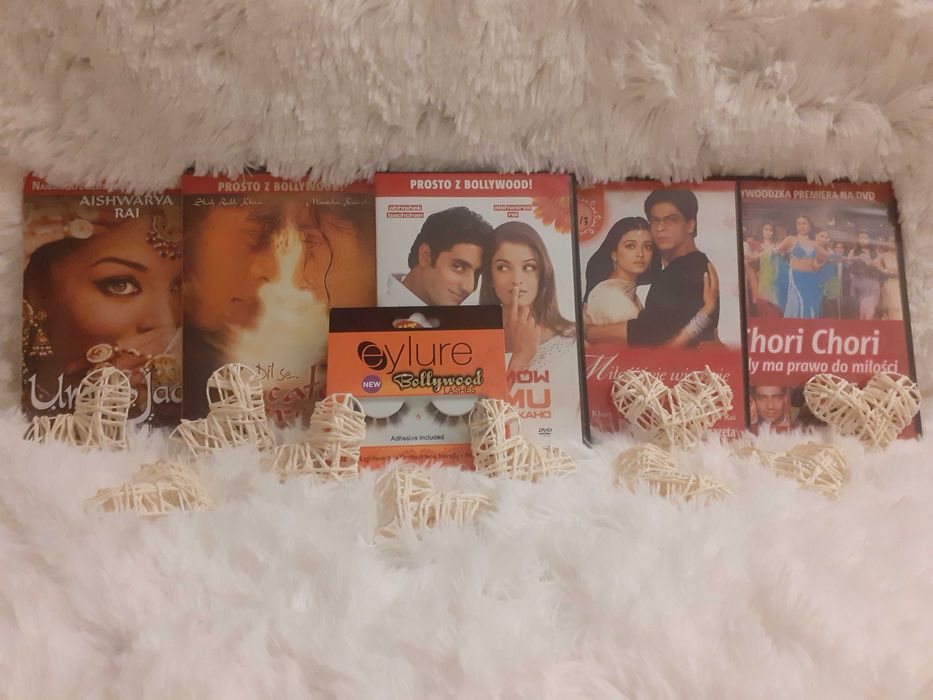 Filmy Bollywood & sztuczne rzęsy zestaw