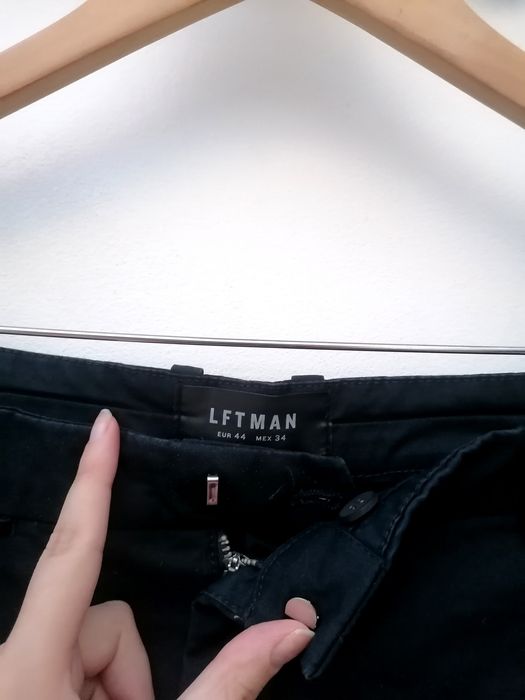 Calças Formais Azuis Marinho de Homem