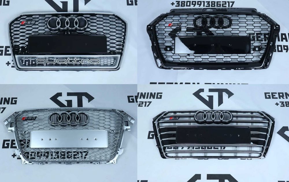 Решітка радіатора решотка ауди ауді audi a1a3a4a5a6a7a8q5q3q7s6rs4sq5