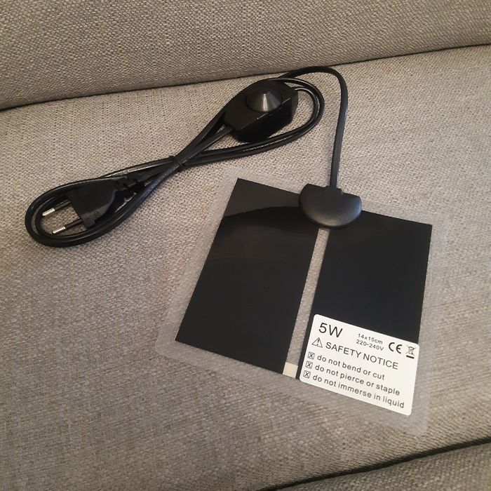 Tapetes de aquecimento 5W - NOVOS