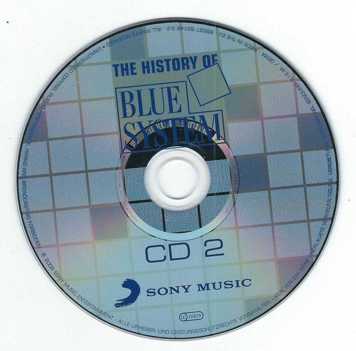 2 CD Blue System - The History Of Blue System (2009) (Autograf) Jewel