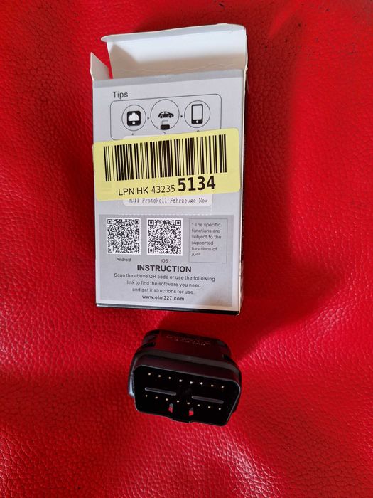 Interface OBD para análise do estado das viaturas