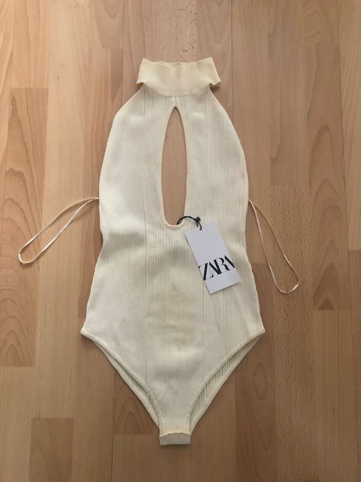 Боді Zara S в рубчик