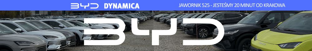 BYD Kraków - Myślenice DYNAMICA top banner