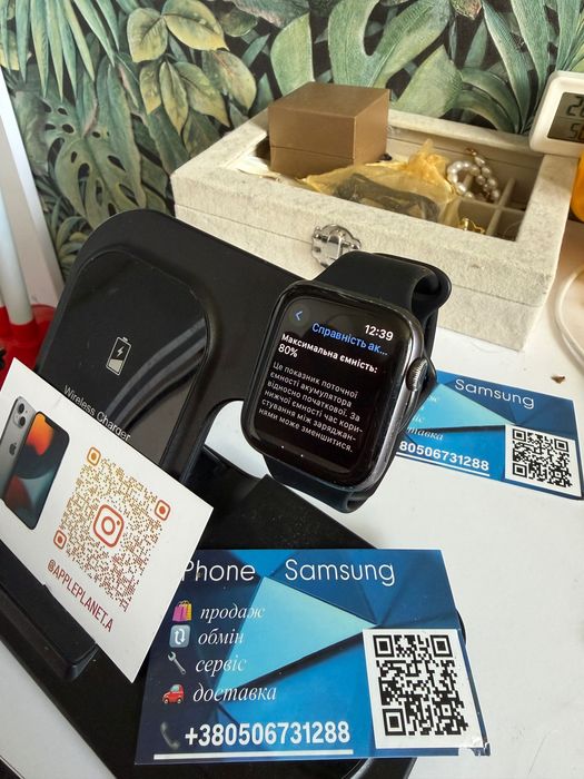 Apple Watch Series 4 44mm GPS 80% акумулятор Вотч 4 Trade-IN A1978