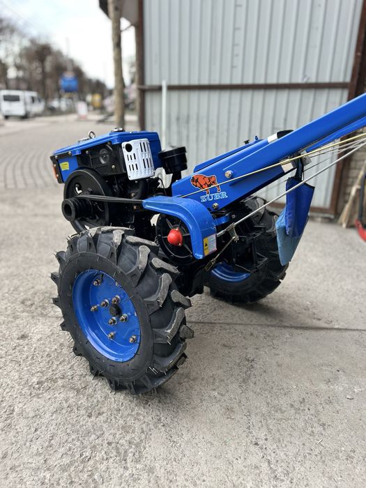 Мотоблок Зубр 8 з фрезою, Найкраща ціна, Безкоштовна доставка,Гарантія