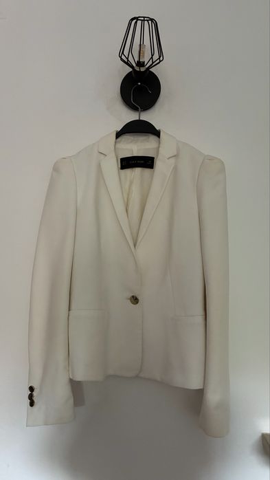 Blazer de Mulher Zara Basic branco