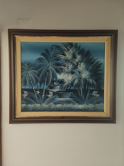 Quadro vindo da república dominicana  74cmx64cm