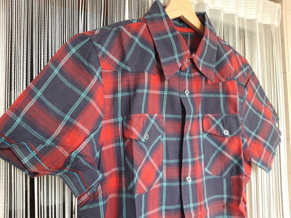 2 camisas de homem: às riscas + axadrezado