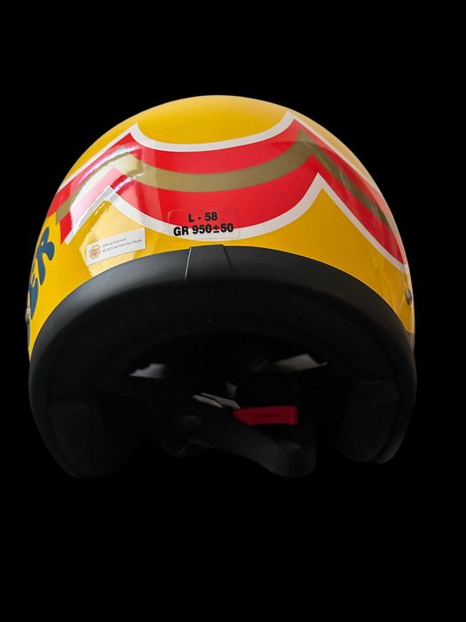 DMD Retro Candy Chupa Chups kask motocyklowy L 58 NOWY + pokrowiec
