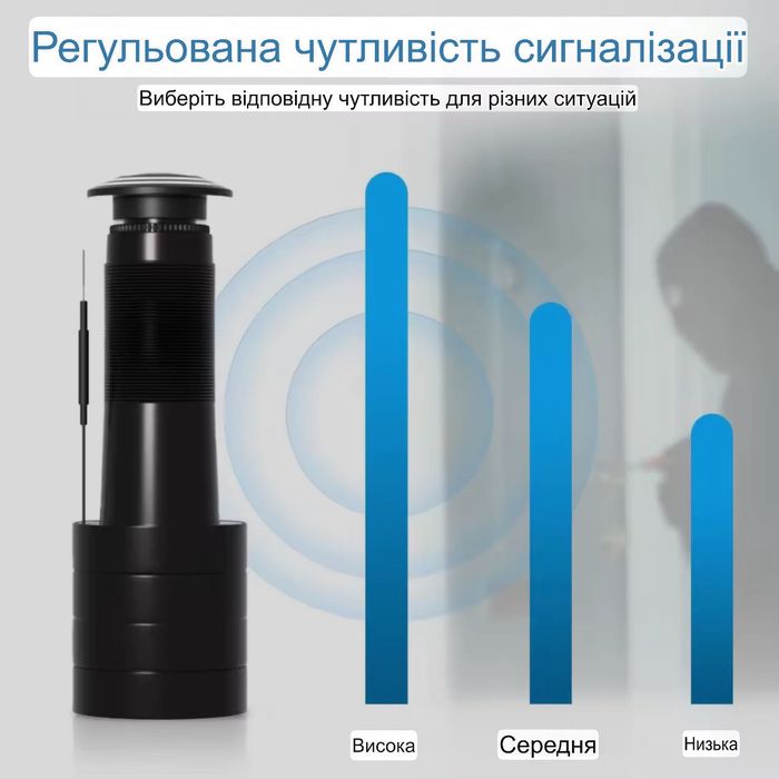Відеоглазок Wi-Fi Tuya Smart Life 3 МП 1080P для дверей (Видеоглазок)
