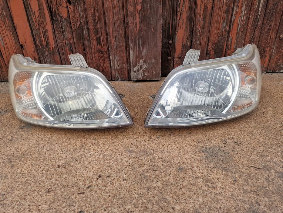 Lampy przód chevrolet t250 aveo lift europa komplet
