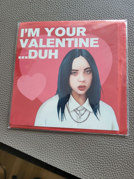 Kartka walentynkowa Billie Eilish