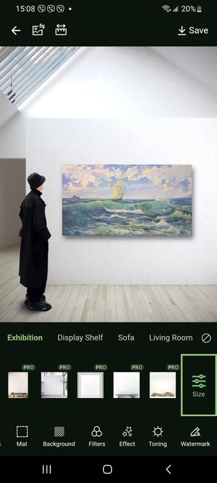 Картина маслом "Море"