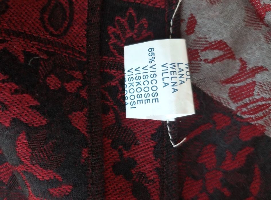 Chusta szal wełna wiskoza