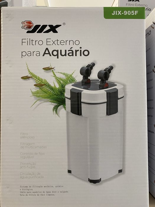 Filtro externo para aquário