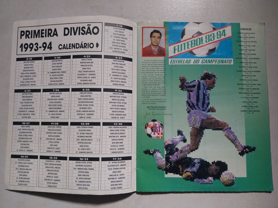 Caderneta Completa - Futebol 93-94