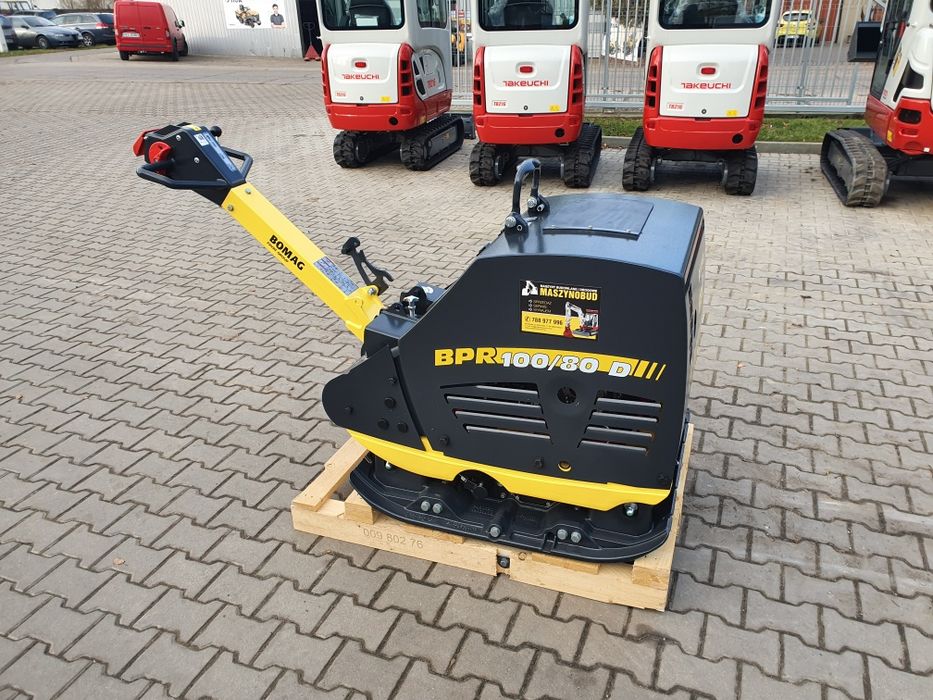 Zagęszczarka BOMAG BPR 100/80DE - 700kg Hatz 1D90 Diesel NOWA - SKLEP