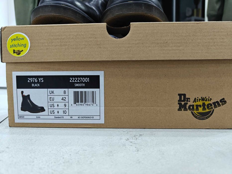 Sztyblety Dr. Martens 2976 YS Black Martensy