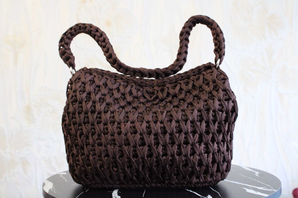 нова коричнева сумка handmade ручна робота