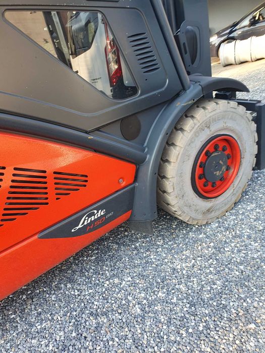 Wózek widłowy LINDE H50T/600 2021r Triplex 4 sekcje Kabina H45T H60T