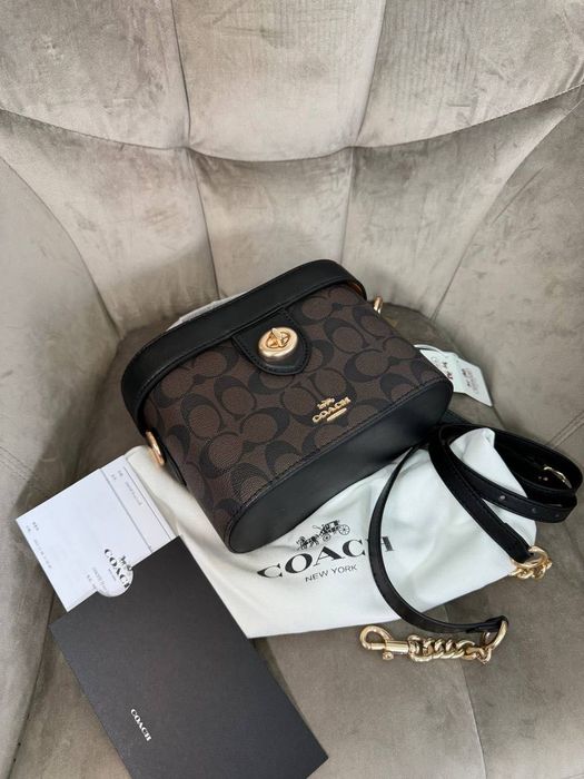 Сумка Coach Trail Bag (косметичка/box bag) / коач коуч
