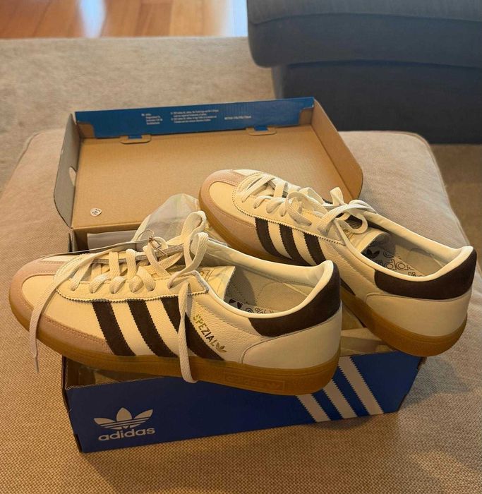 Adidas Handball Spezial - Off White / Dark Brown / Gum