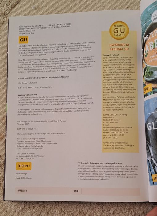 La Veganista: apetyt na wegańskie potrawy Nicole Just