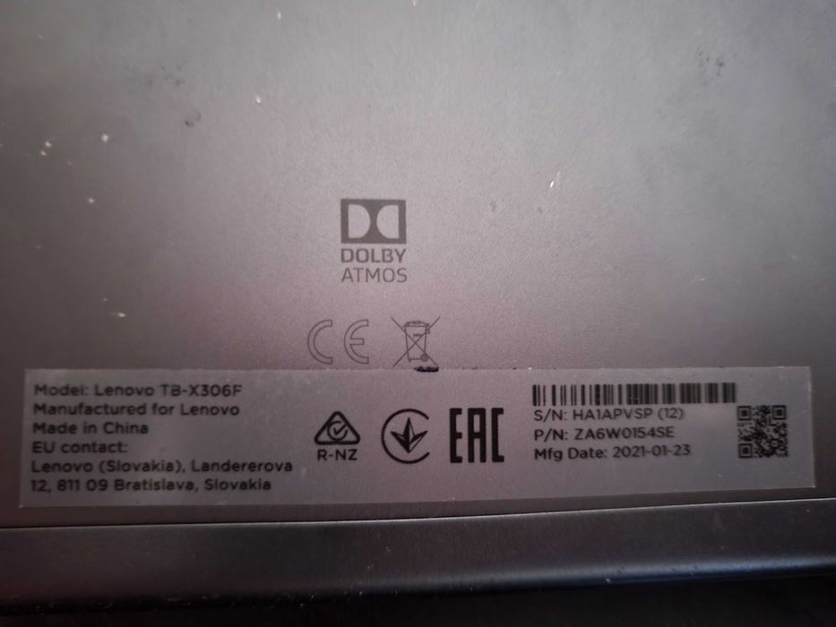 Tablet lenovo TB-X306F