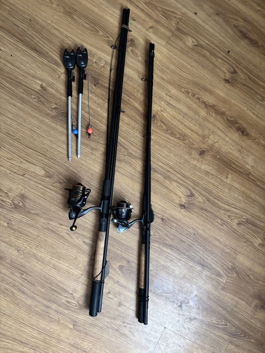 2x Wędka Feeder 90gr / 3.30m / 3.00m / 2x wedka spining 3.00m / 3.30m