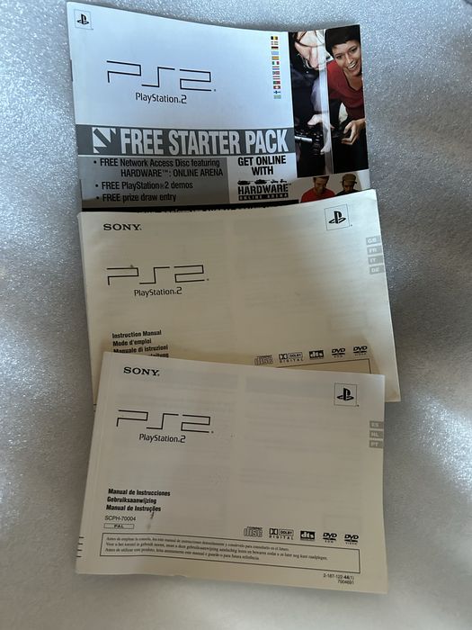 Manuais originais de PS2 como novos